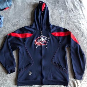 Columbus Blue Jackets Full Zip Sweatshirt